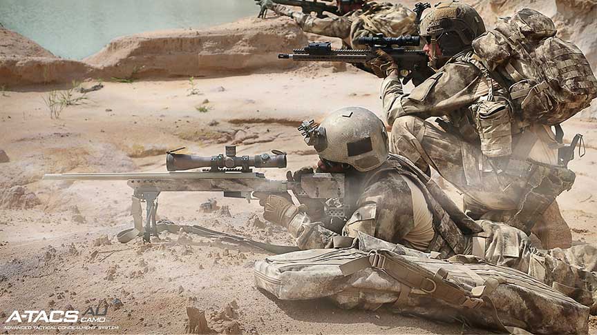 Камуфляжная расцветка «A-TACS® AU® CAMO®» Arid Urban
