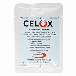 Кровеостанавливающий порошок Celox (15 грамм)