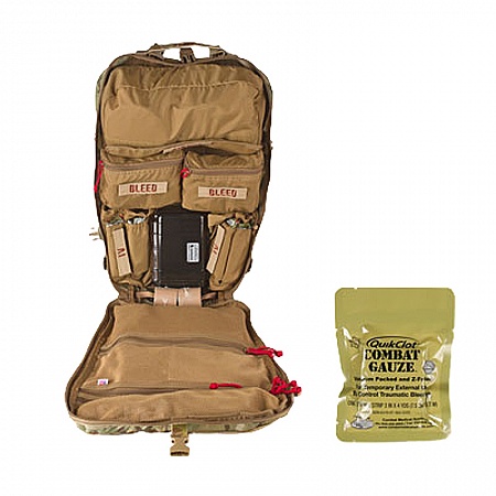 Тактический рюкзак-аптечка с комплектом медикаментов и принадлежностей North American Rescue NAR-4