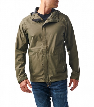 Куртка EXOS RAIN SHELL (RANGER GREEN (186), S)