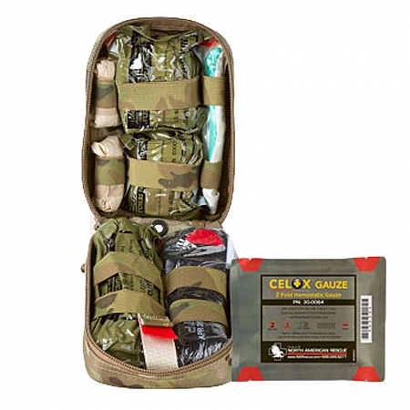 Тактический подсумок с медицинским комплектом North American Rescue MTC Tactical Operator Response Kit